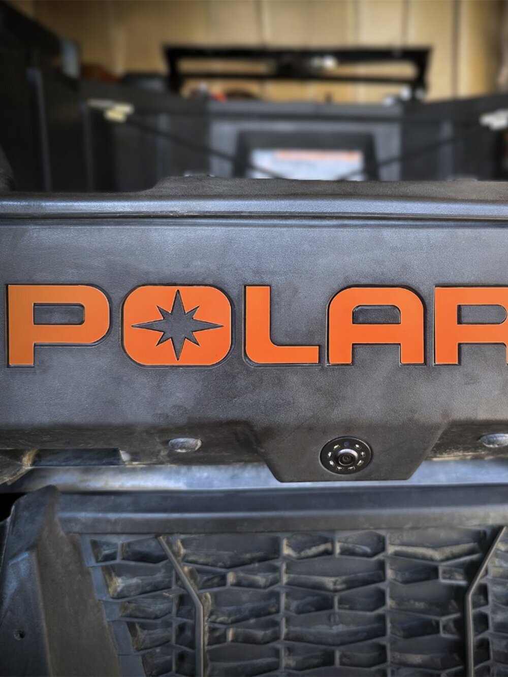 POLARIS PLASTIC LETTERS NOT VINYL ORANGE MADE IN US FREE SHIP AND RETURN